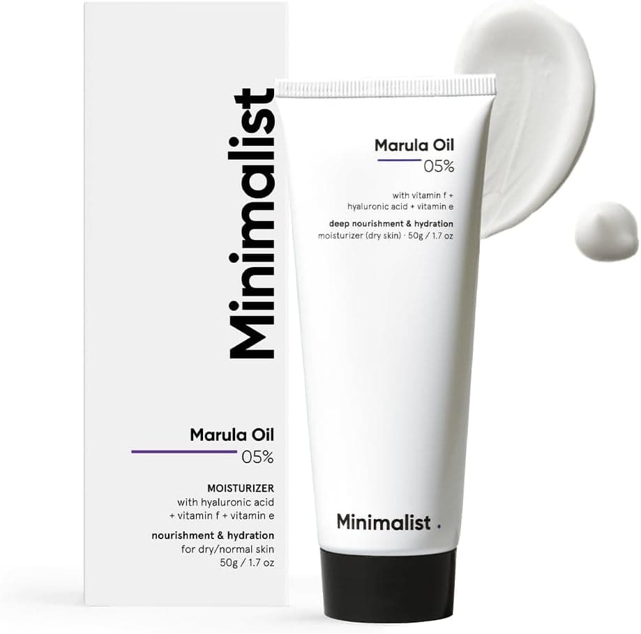 Minimalist Minimalist увлажняющий крем с маслом марулы 5% и гиалуроновой кислотой, 50 г, для сухой кожи Кремы и увлажняющие средства - Image 1