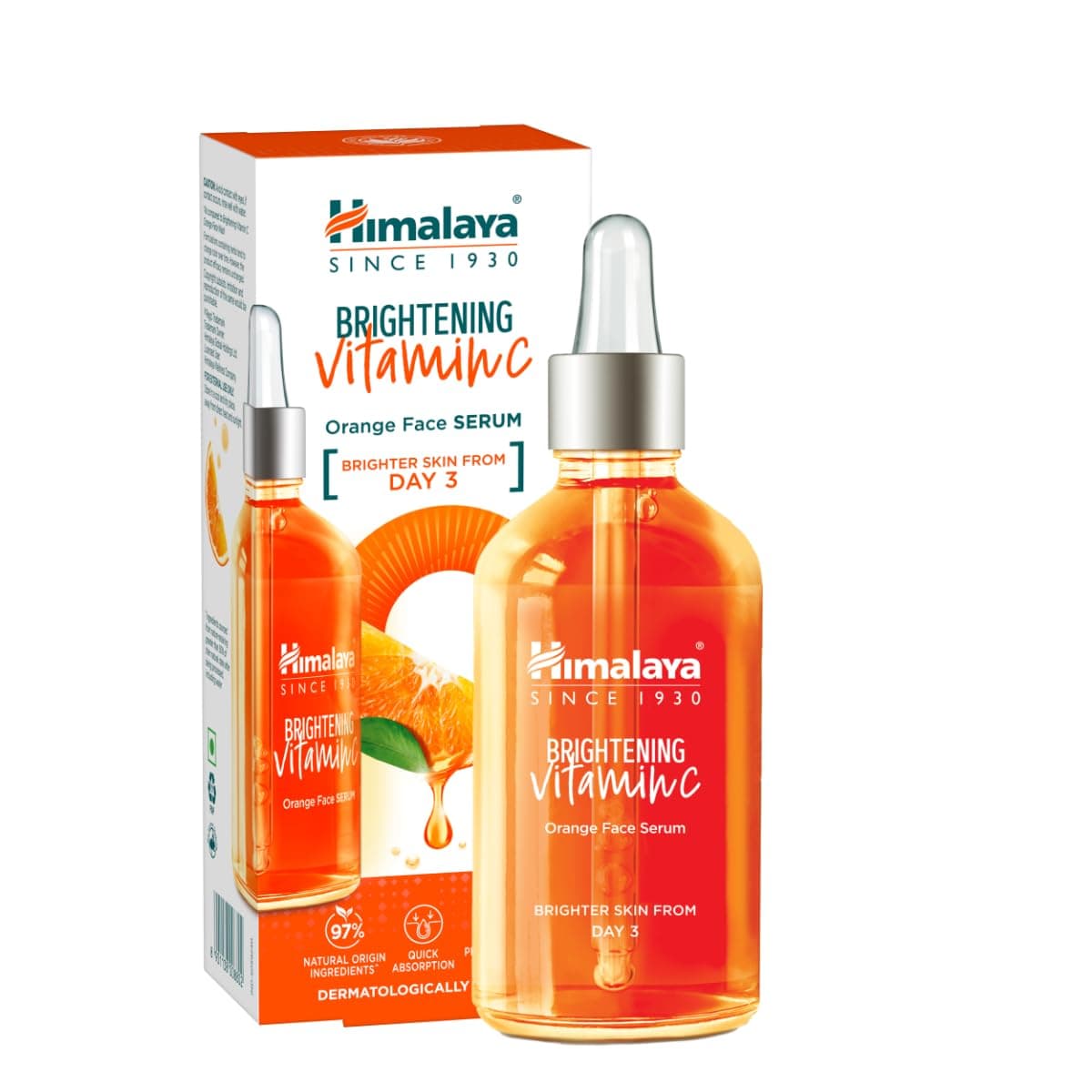 Himalaya Brightening Vitamin C Face Serum 15 ml - Premium Serums & Treatments by Himalaya