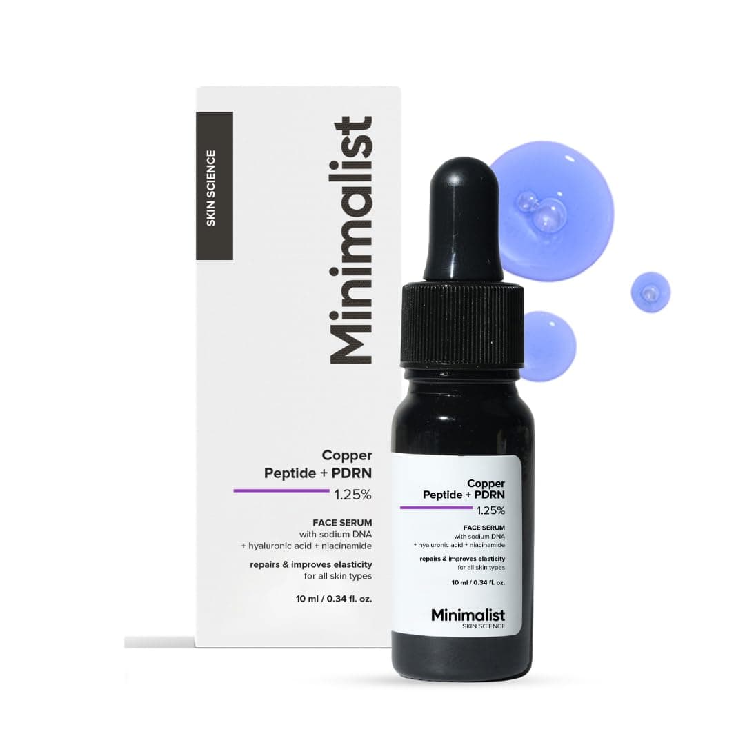 Minimalist Copper Peptide + PDRN Face Serum 30 ml - Premium Serums & Treatments by Minimalist