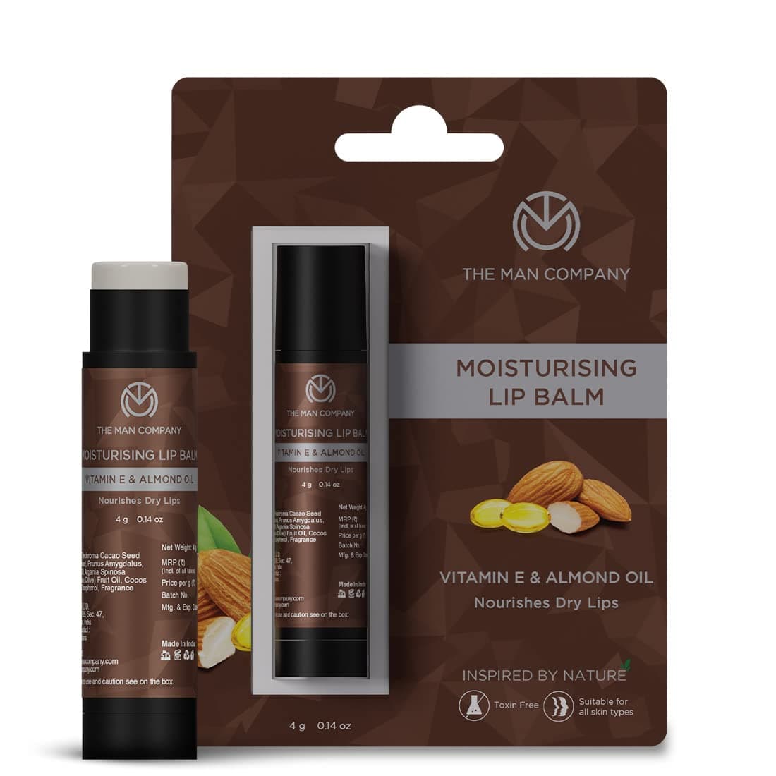 Vedashi The Man Company Nourishing Lip Balm 4 gm — The Man Company | Gallery Image 1