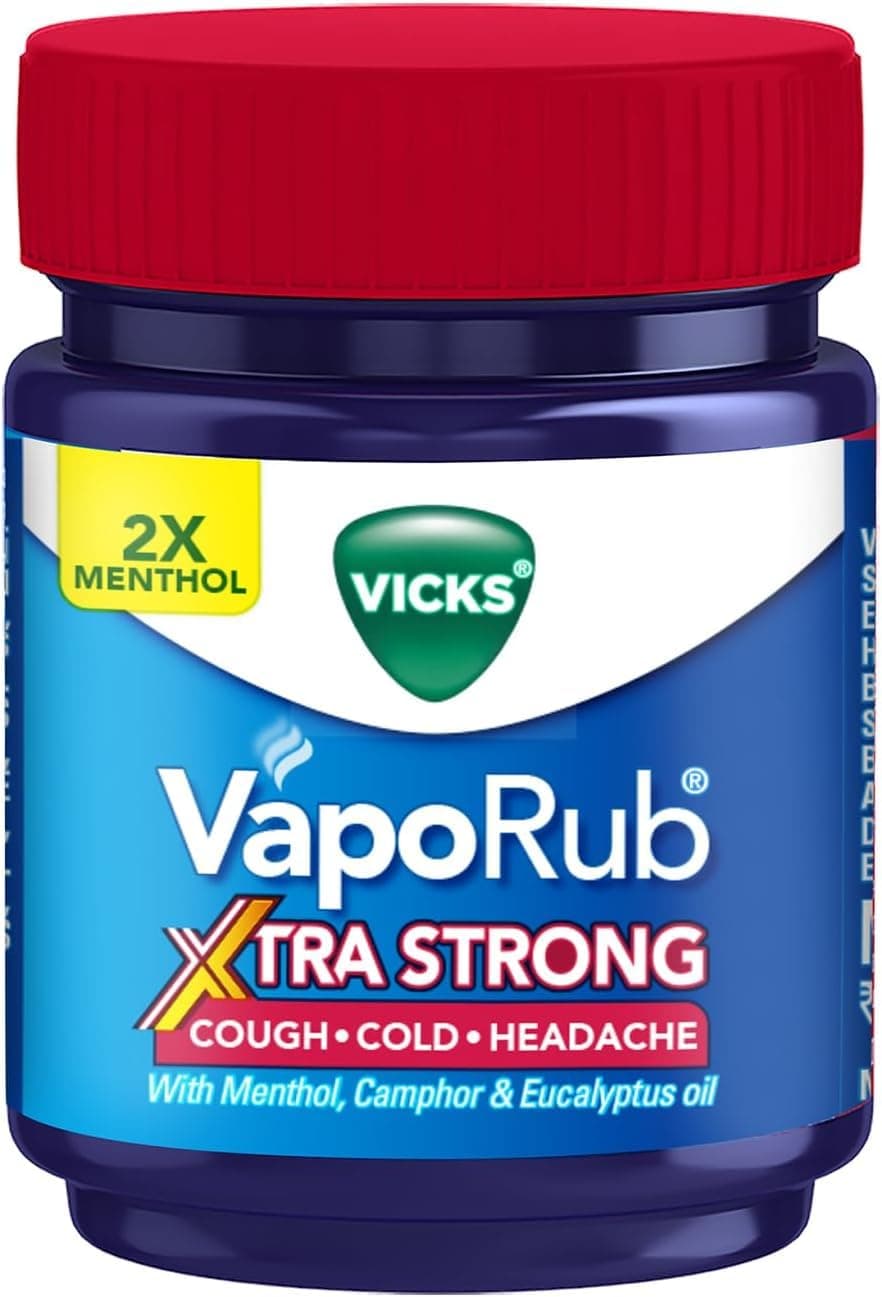 Vicks VapoRub Xtra Strong, 50 ml - Premium Respiratory Health by Vicks