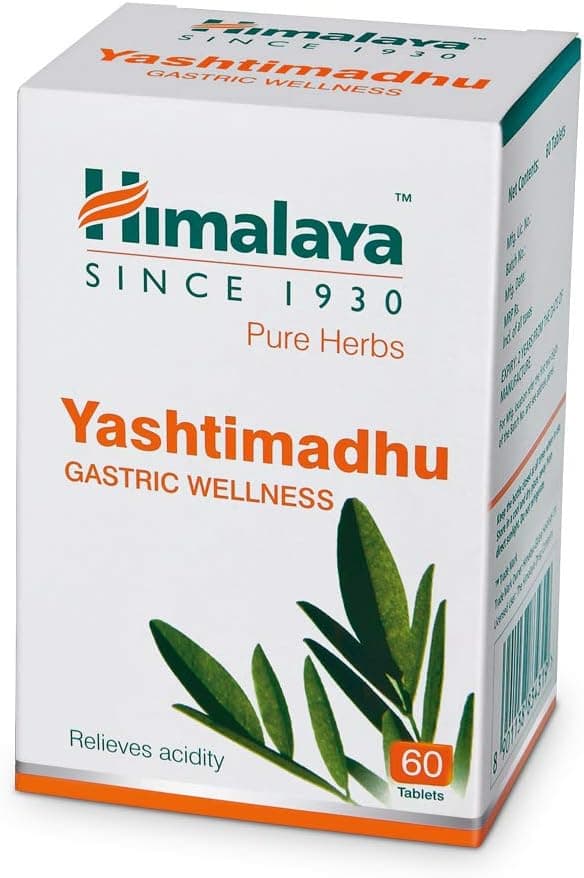 Himalaya Wellness Pure Herbs Yashtimadhu Gastric Wellness - Pack of 60 Tablet - Premium Wellness by Himalaya
