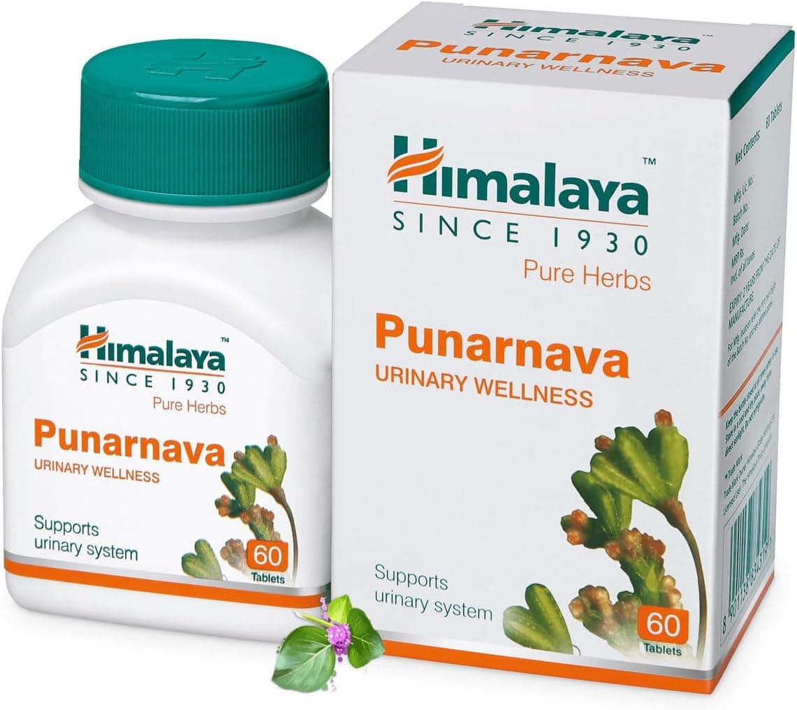 Himalaya Punarnava Tablets - 60 count (Pack of 1) - Premium Wellness by Himalaya