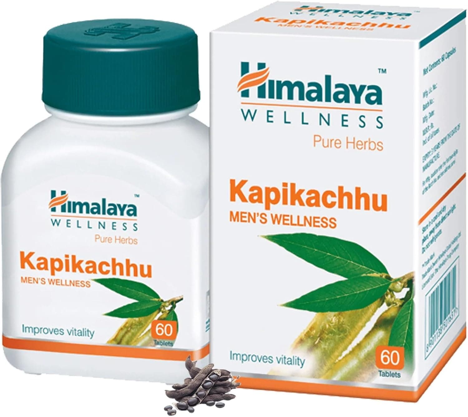 Himalaya Herbals Kapikachhu - 60 Capsules - Premium Wellness by Himalaya